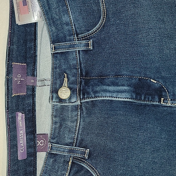 NYDJ Women's Blue Jeans SIZE 8 - Picture 9 of 9